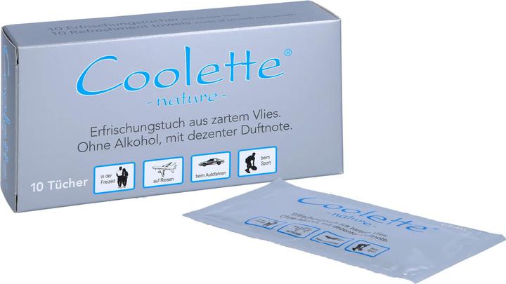 Produktbild Coolike-Regnery Coolette Nature Erfrischungstuch Vlies, 10 St TUE (Tücher)