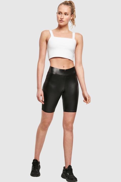 Actual product image Urban Classics Ladies Imitation Leather Cycle Shorts (4XL)