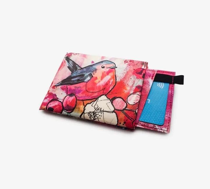 Actual product image Paprcuts RFID Wallet Pro 2.0 Curious Redbreast | Jules Boho Koop