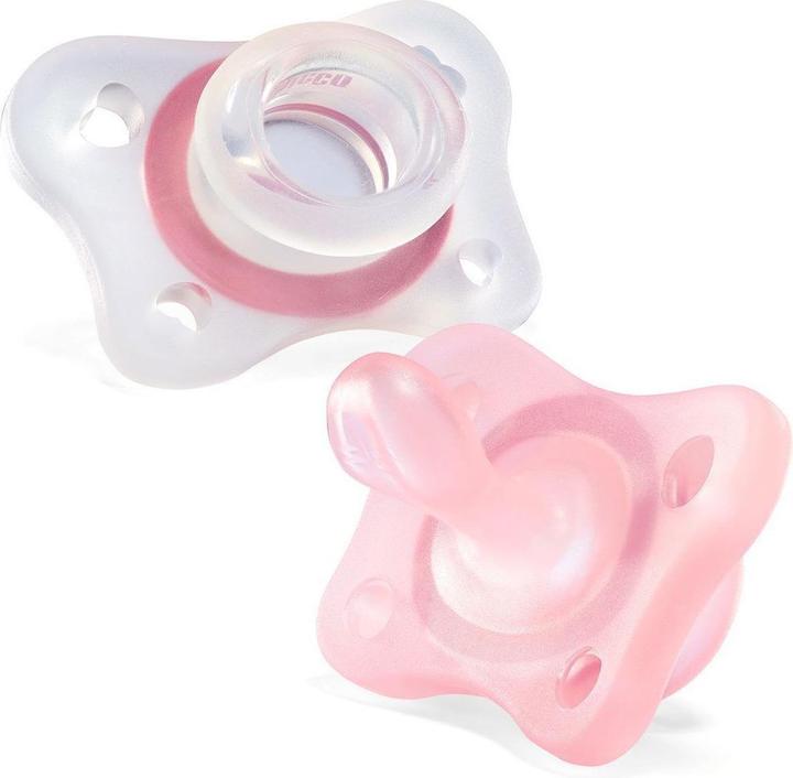 Immagine prodotto Chicco Succhietto fisiologico PHYSIO FORMA SOFT Silicone PINK mini 2-6m (2 x, fino a 6 M.)