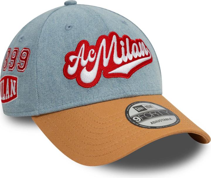 Image du produit New Era 9Forty Strapback Cap - DENIM AC Milan