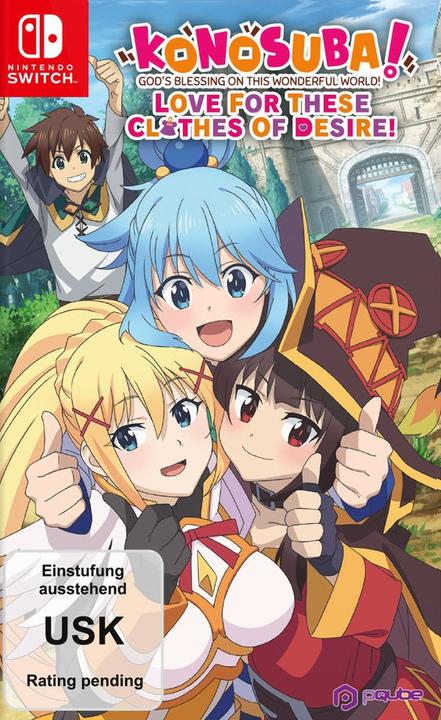 Image du produit Pqube Konosuba! SWITCH Blessing on this Wonderful World (Bénédiction SWITCH sur ce monde merveilleux) (Switch, Switch Lite, Switch OLED, DE)