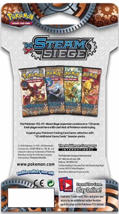 Immagine prodotto Pokémon Steam Siege (Inglese, Display del booster)