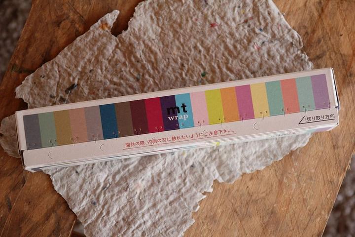Produktbild MT Masking Tape Masking Tape Washi Wrap Bastelpapier Punkte hellblau