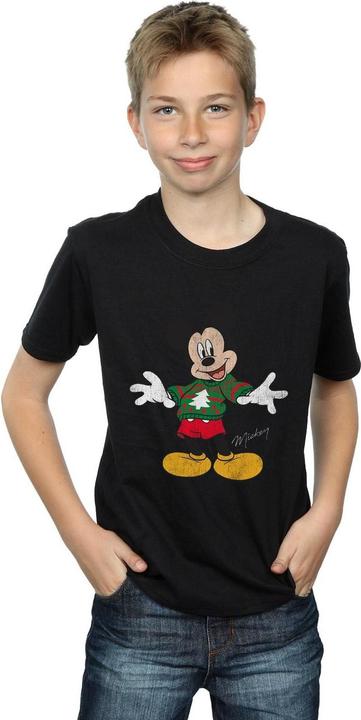 Immagine prodotto Disney Mickey Mouse Christmas Jumper Maglietta Ragazzi (140, 146)