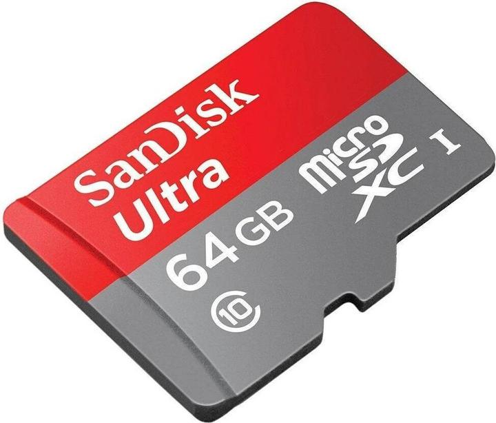 Produktbild SanDisk Ultra microSD A1 (64 GB, microSDXC, U1, UHS-I)