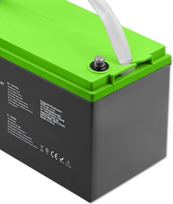 Actual product image Qoltec 53080 Gel Battery 12V 100Ah (12 V, 100 Ah)