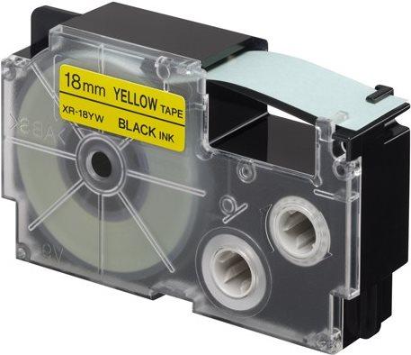 Actual product image Casio Writing ribbon XR (1.80 cm, Black, Yellow)