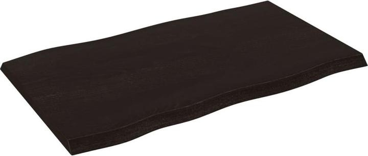 Actual product image VidaXL Tischplatte 100x60x4 cm Massivholz Eiche Behandelt (100 x 60 x 4 cm)