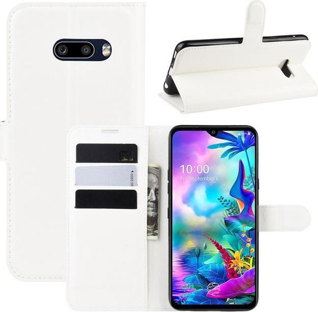 Actual product image MU Classic Litchi Leather Bookcover Series (G8X ThinQ)
