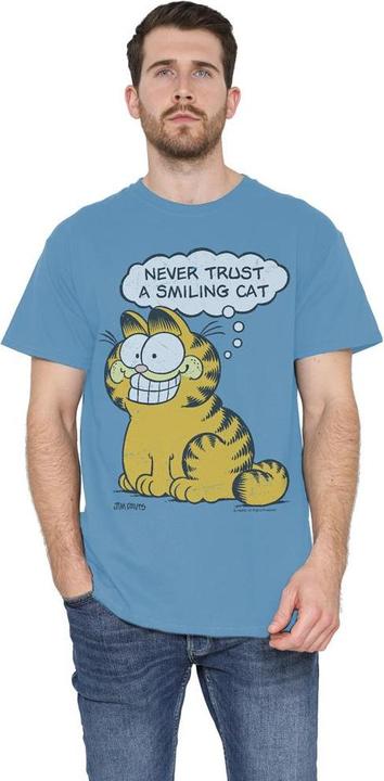 Actual product image Garfield Mens Smiling Cat T-Shirt (M)