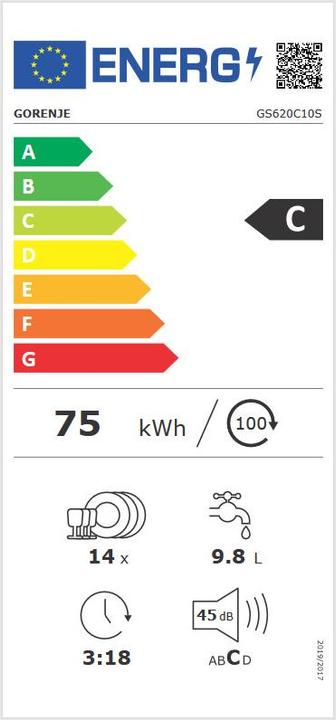 Etichetta energetica Gorenje Gore GeschSp. GS620C10S C ed 737518