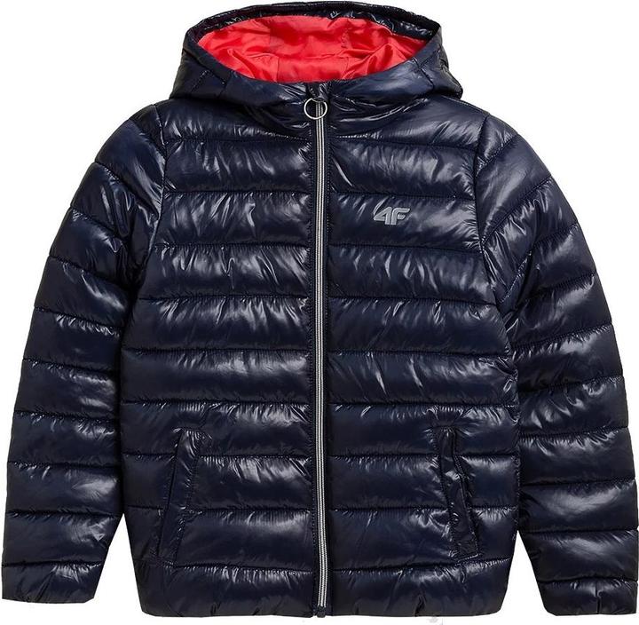 Immagine prodotto 4F Giacca da bambina blu scuro HJZ21 JKUDP001 31S (122cm) (31)