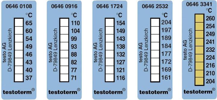 Actual product image Testo Temperature Measuring Strip Temperature Measuring Strip 50 x 18 mm