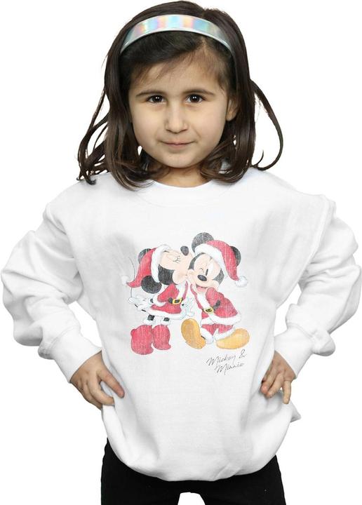 Image du produit Disney - Sweat MICKEY AND MINNIE CHRISTMAS KISS - Fille (128)