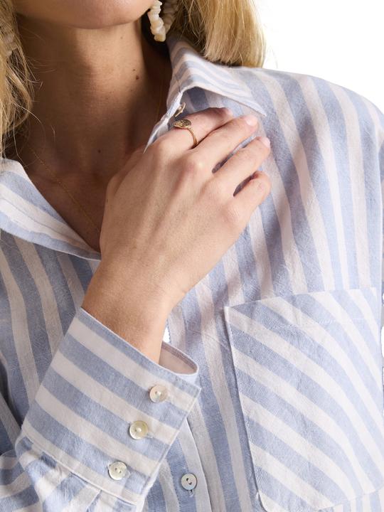 Immagine prodotto Envie de Fraise Gestreifte Bluse für Schwangerschaft und Stillzeit, Leinenmix (32)