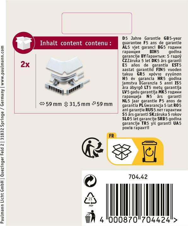 Image du produit Paulmann Profil de coin