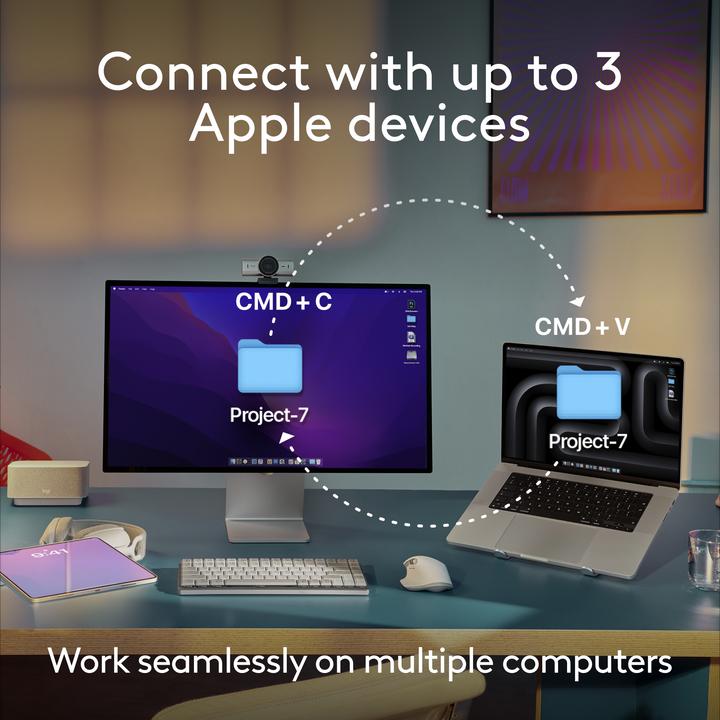 Image du produit Logitech MX Keys S for Mac (CH, Sans fil)
