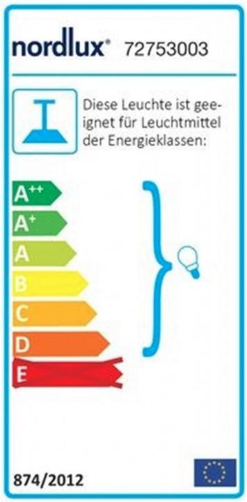 Energy Label Nordlux Emition 26 (E27)