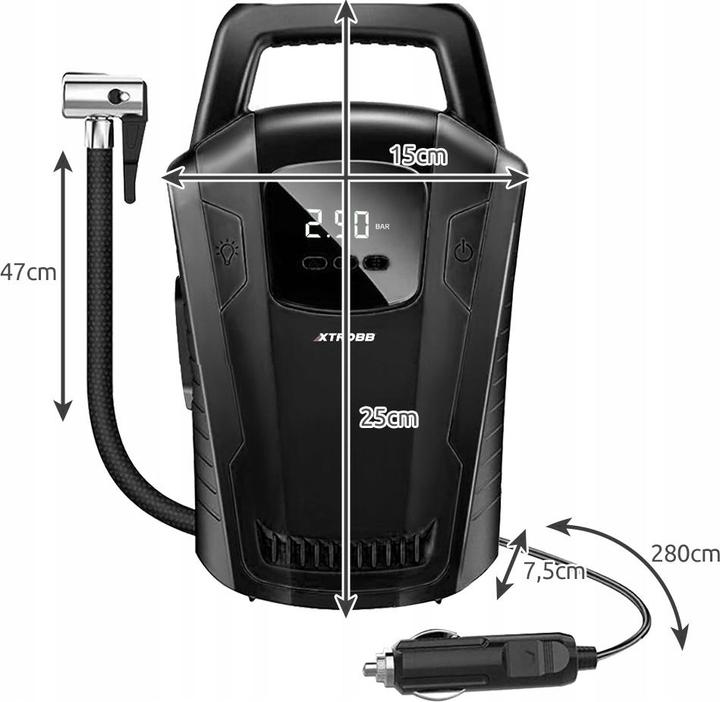 Immagine prodotto Einhell Compressore auto 12V - Pompa d'aria