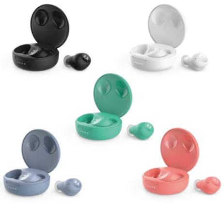 Productafbeelding Motorola Echte draadloze in-ear koptelefoon Vervebuds 250 Zwart (ANC, 6 h, Draadloze)
