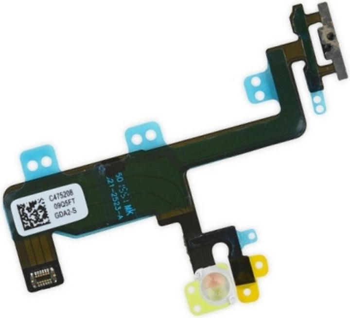 Actual product image Foxconn iPhone 6 Power Button Flex Cable + LED Flash + Microphone (top) (iPhone 6)