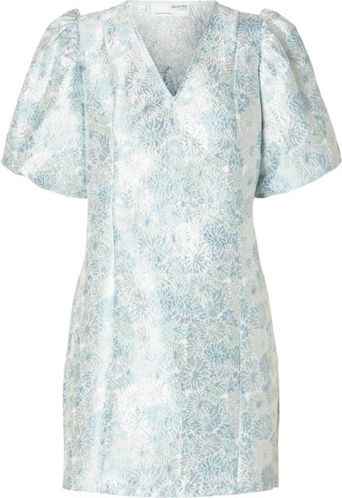 Actual product image Selected Femme Floral Jacquard Mini Dress (36)
