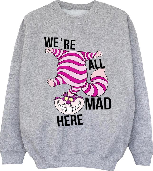 Disney Jungen Alice im Wunderland Alles verrückt hier Sweatshirt