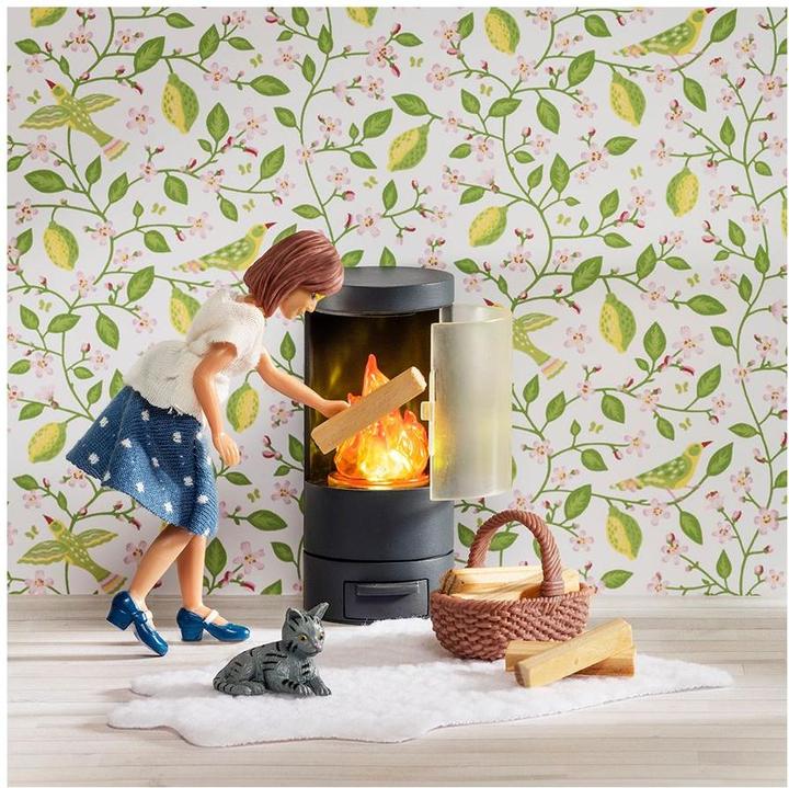 Actual product image Lundby Doll's house accessories fireplace set