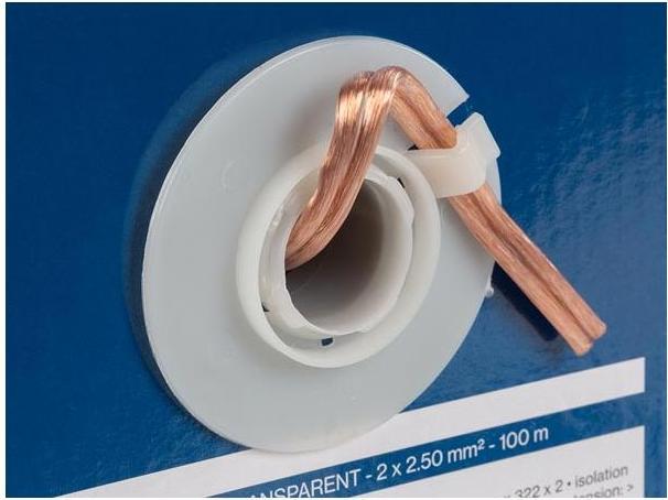 Actual product image Cables SPEAKER WIRE - TRANSPARENT - 2 x 2.50 mm² - 100 m (100 m, 2.50 mm²)