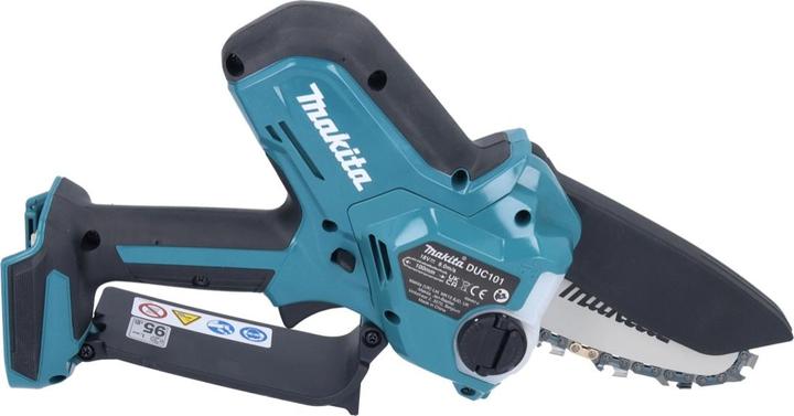 Actual product image Makita DUC 101 RT Battery-powered pruning saw 18 V 10 cm Brushless + 2x battery 5.0 Ah + charger (Battery chain saw)