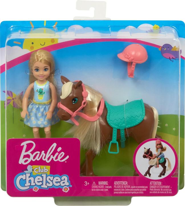 Actual product image Barbie Chelsea blonde with bangs