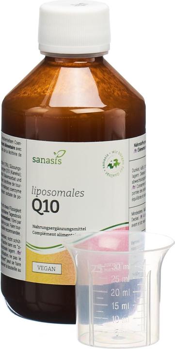 Actual product image Sanasis Q10 liposomal Fl 250 ml (1 Piece, Liquid)