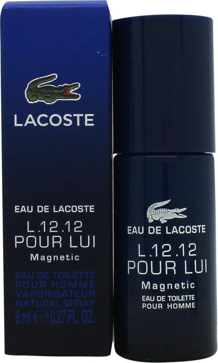 Actual product image Lacoste Eau de L.12.12 pour Lui Magnetic Eau de Toilette Travel Size 8ml (Eau de toilette, 8 ml)