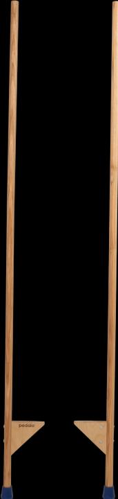 Actual product image Pedalo Wooden stilts, natural, 170 cm, beech, from 7 years 2.3 kg