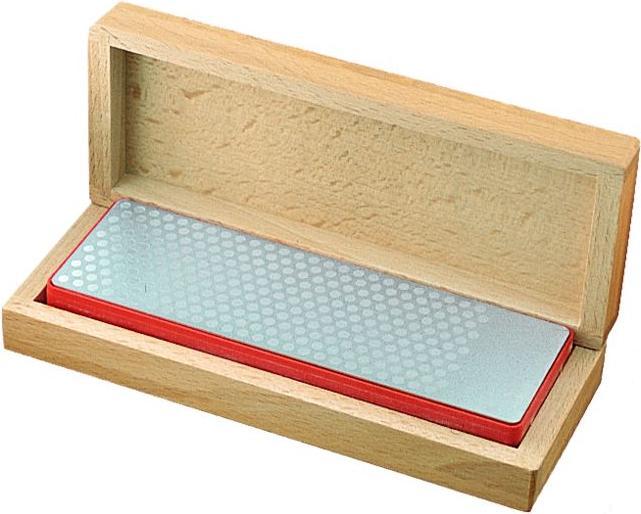 Image du produit Pierre à dresser au diamant dans un coffret en bois