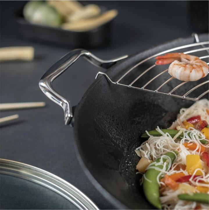 Produktbild Kuhn Rikon Jampur (36 cm, Wok Pfanne, Gusseisen)