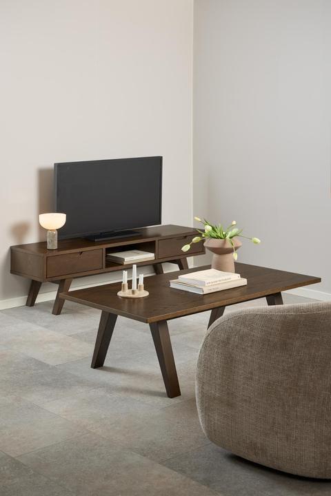 Produktbild AC Design A-Line Couchtisch Weiss pigmentiertes, geöltes (130 x 70 x 45 cm)