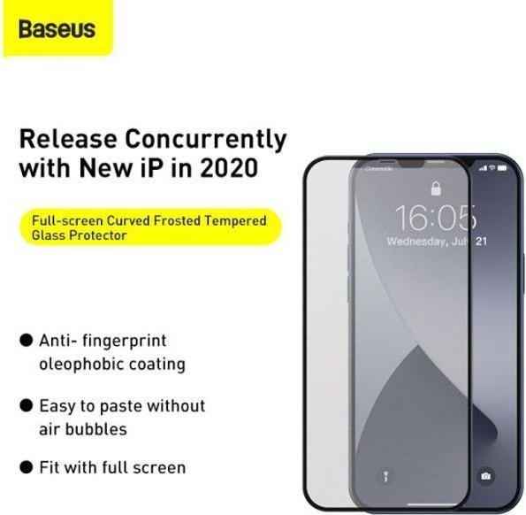 Image du produit Baseus Curved Frosted (2 pièce(s), Apple iPhone 12 mini)