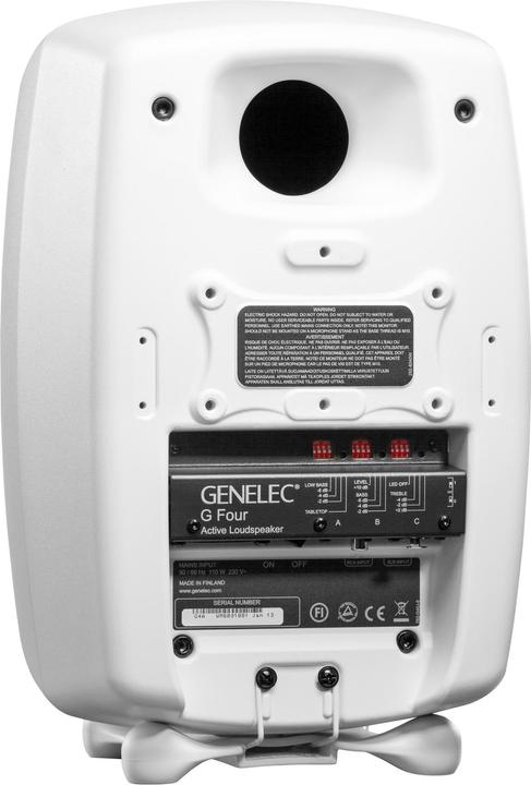 Produktbild Genelec Studiomonitor G Four – 90 Watt, Weiss (Aktiv, 1 Stk., 1x 90 W)