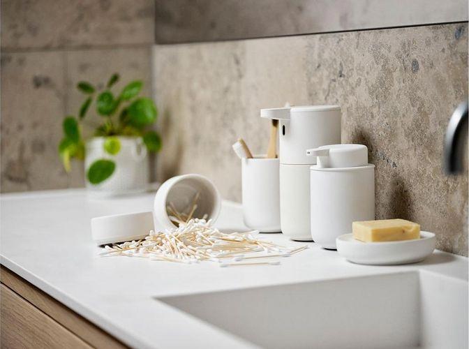 Actual product image Zone Denmark Storage Box Ume White (9.5 x 9.5 x 13 cm)