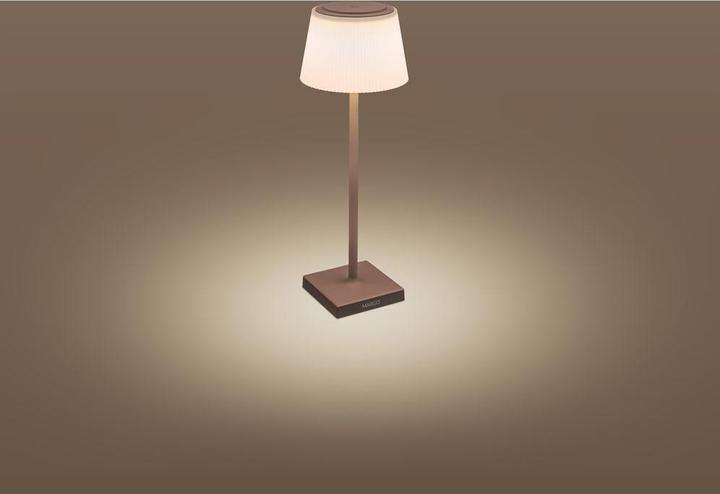 Produktbild Century LED Tischlampe MARGO corten 4W 3000K Dimm. IP54 (200 lm)