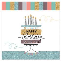 Produktbild Susy Card Geburtstagskarte "Happy Eco B-day Garland"