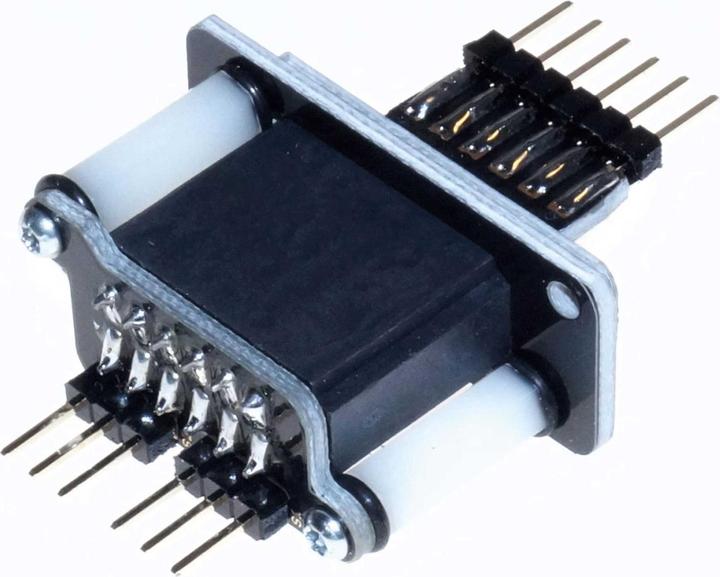 Actual product image Unilight direct connection header with 6 primary poles, kit, 2pcs, uni contact strip