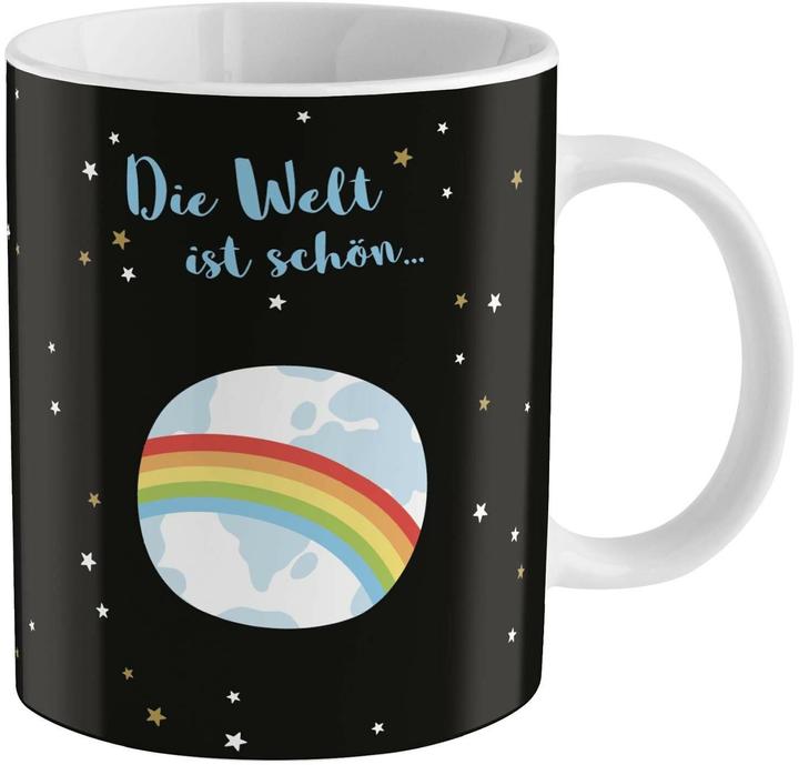 Immagine prodotto Sheepworld Tazza da caffè Il mondo è bello 350 ml, 1 pezzo (350 ml, 1 x)