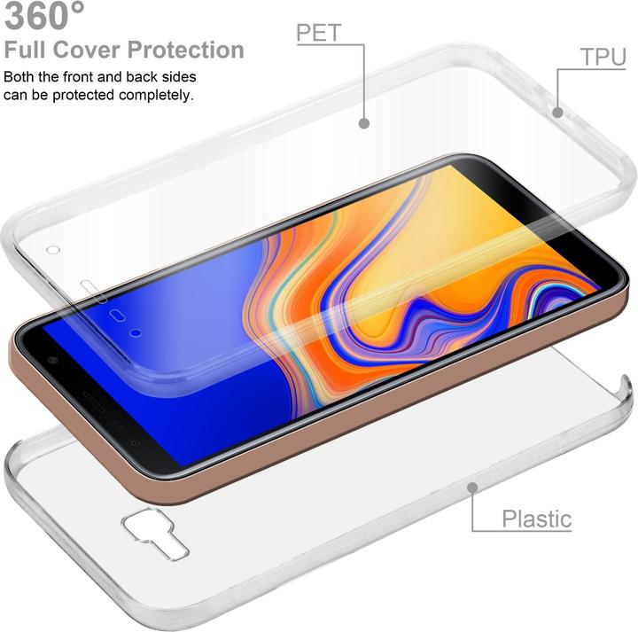 Produktbild Cadorabo TPU Hülle 360 Grad Case (Samsung Galaxy J4 Prime)