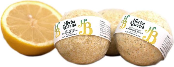 Herba di Berna CBD Badekugel Eukalyptus & Zitrone (Badekugeln)