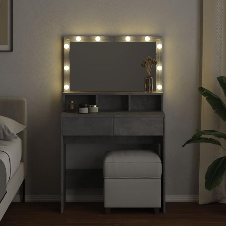 Produktbild VidaXL Schminktisch mit LED-Beleuchtung (80 x 41 x 134.5 cm)