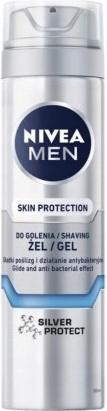 Produktbild NIVEA Men Skin Protection żel do golenia Silver Protect 200ml (200 ml, Rasierschaum)