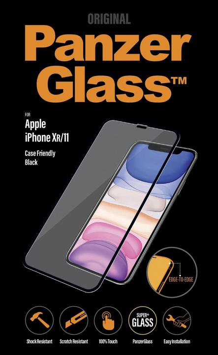Actual product image PanzerGlass edge to edge (1 Piece, Apple iPhone 11, Apple iPhone XR)